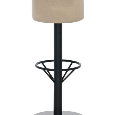 Bar stool Pisa B85 fabric cream 38x38x85 cream Material metal