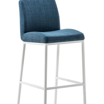 Barhocker Santos W77 FABRIC blau 51x42,5x102 blau Material Metall matt schwarz