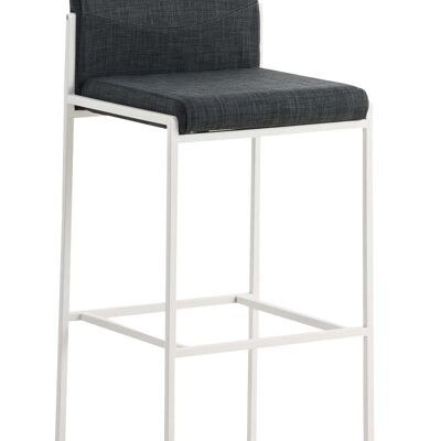 Barhocker Torino W Stoff dunkelgrau 45x43x106 dunkelgrau Material Edelstahl