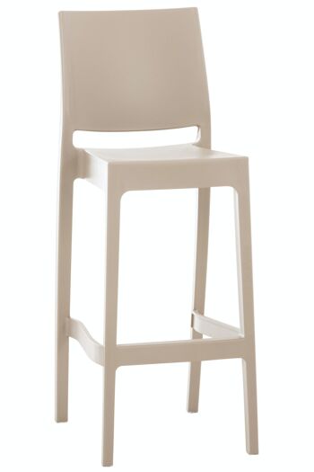 Tabouret de bar Maya mud 51x45x105 mud plastique plastique 1