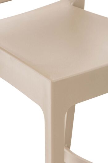 Tabouret de bar Maya mud 51x45x105 mud plastique plastique 5