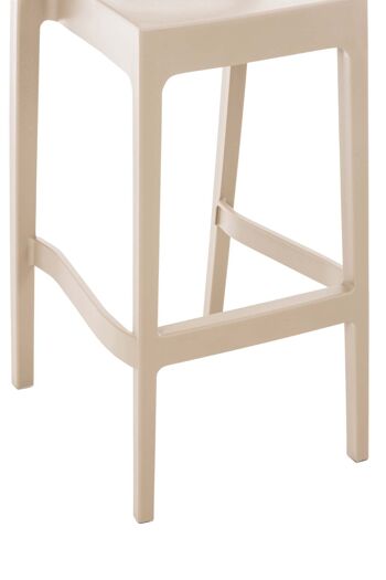 Tabouret de bar Maya mud 51x45x105 mud plastique plastique 6