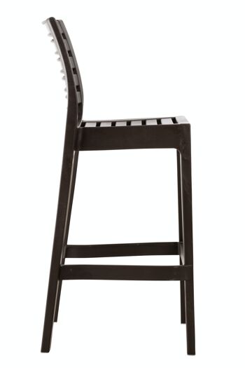 Tabouret de bar Ares marron 51x45x105 plastique marron plastique 2