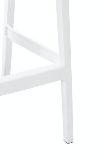 Tabouret de bar Ares blanc 51x45x105 plastique plastique blanc 5