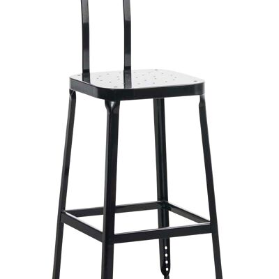 Easton bar stool black 45x44x109 black metal metal