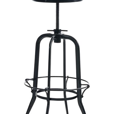 Bar stool Lasse black 50x50x72 black metal metal