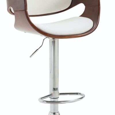 Bar stool Alegre Coffee coffee/white 54x51x89 coffee/white artificial leather Chromed metal