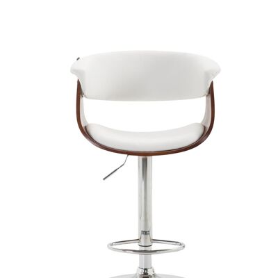 Bar stool Callao Coffee coffee/white 50x58x90 coffee/white artificial leather Chromed metal