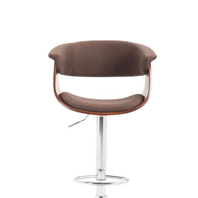Bar stool Callao fabric Coffee coffee/brown 50x58x90 coffee/brown Material metal