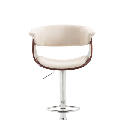 Bar stool Callao fabric Coffee coffee/cream 50x58x90 coffee/cream Material metal