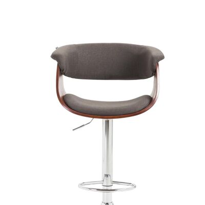 Bar stool Callao fabric Coffee coffee/dark gray 50x58x90 coffee/dark gray Material metal