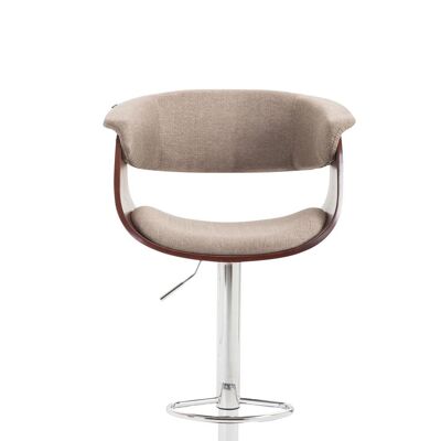 Bar stool Callao fabric Coffee coffee/taupe 50x58x90 coffee/taupe Material metal