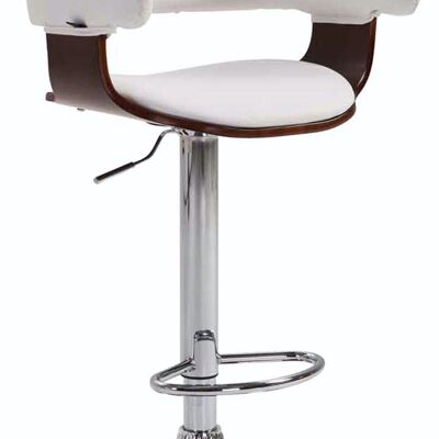 Bar stool Natal Coffee coffee/white 46x48x86 coffee/white leatherette Chromed metal
