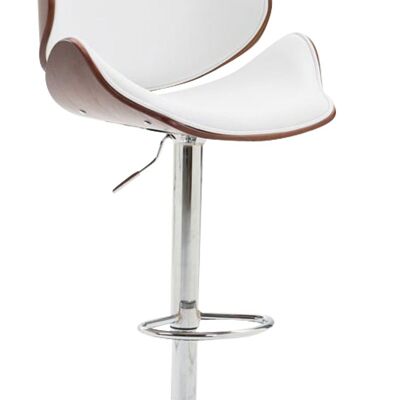 Bar stool Belem Coffee coffee/white 50x52x95 coffee/white artificial leather Chromed metal