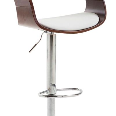 Bar stool Manaus Coffee coffee/white 46x49x86 coffee/white artificial leather Chromed metal