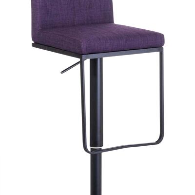 Sgabello da bar tessuto Panama B viola 44x42x86 viola Materiale acciaio inossidabile