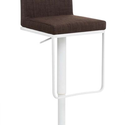 Barhocker Panama W Stoff braun 44x42x86 braun Material Edelstahl