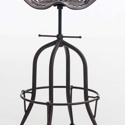 Bar stool Chuck bronze 55x55x74 bronze metal metal