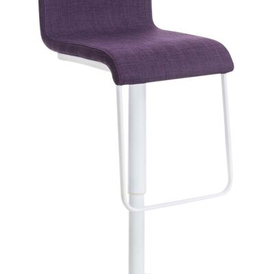 Sgabello da bar Limon W tessuto viola 46x41x80 viola Materiale acciaio inossidabile