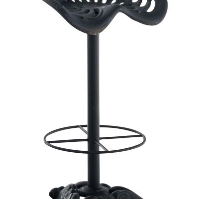 Bar stool Deere black 45x45x81 black metal metal