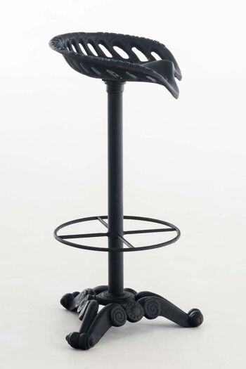 Tabouret de bar Deere noir 45x45x81 métal noir métal 3