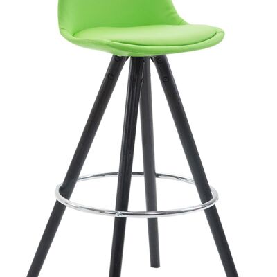 Barstool Franklin Fully Upholstered Leatherette Round Black (oak) vegetable 44x38x95 vegetable leatherette Wood