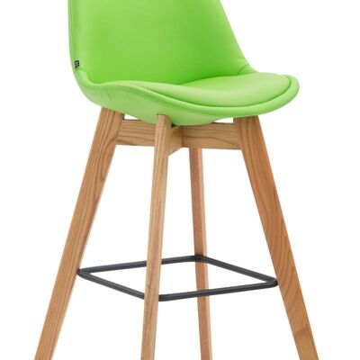 Bar stool Metz imitation leather Natura vegetable 56x48x112 vegetable artificial leather Wood