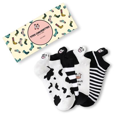 Cow Tongue Socks (Pack x4)