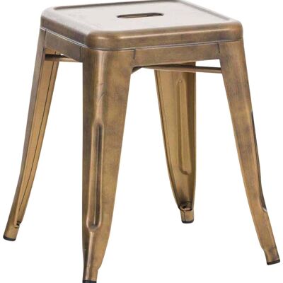 Armin stool gold 40x40x46 gold metal metal