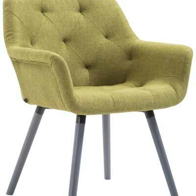 Visitor chair Cassidy fabric gray vegetable 60x67x83 vegetable Material Wood