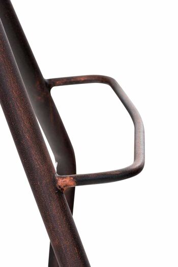 Tabouret de bar Durango bronze 45x45x93 métal bronze métal 5