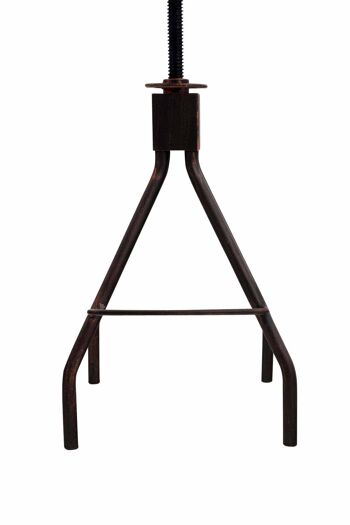 Tabouret de bar Durango bronze 45x45x93 métal bronze métal 7