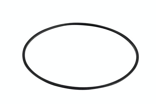 Vloerbescherming vervangende ring 38 cm zwart x38x0,5 zwart  plastic