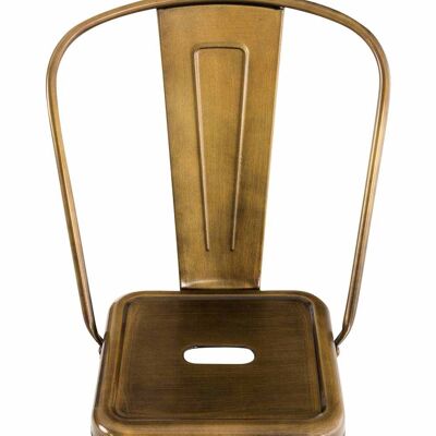 Set of 2 bar stools Aiden gold 52x44x115 gold metal metal