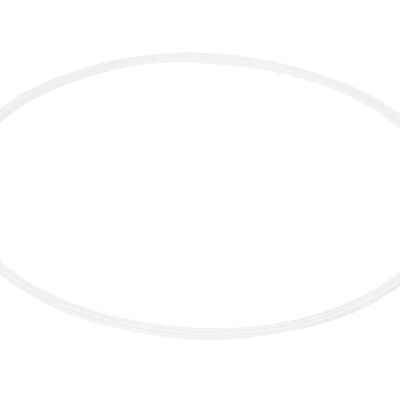 Vloerbescherming vervangende ring 45 cm wit x38x0,5 wit  plastic