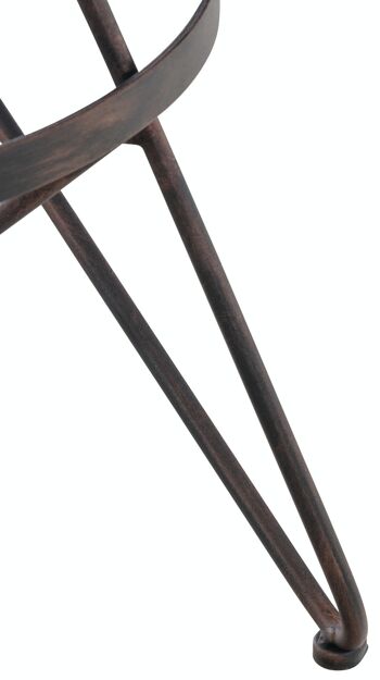 Tabouret de bar Karla bronze 43x43x63 métal bronze métal 7