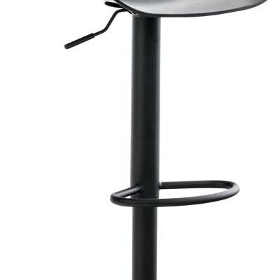 Bar stool Aveiro black 44x43x75 black plastic metal