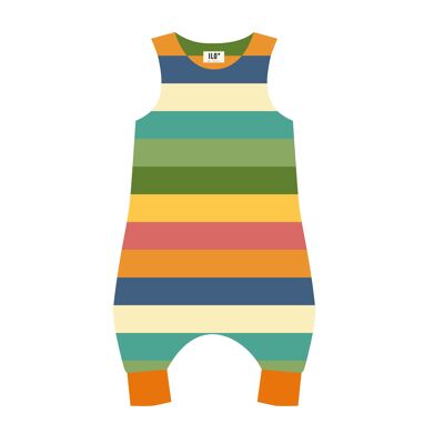 Pre-Order Rainbow Stripes Romper