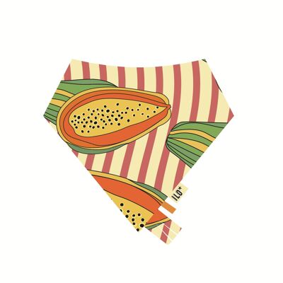 Pre-Order Papayas Bandana Taggy Bib