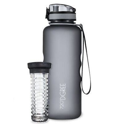 Drinking bottle with fruit strainer 1.5 liters uberBottle in many colors - BPA free