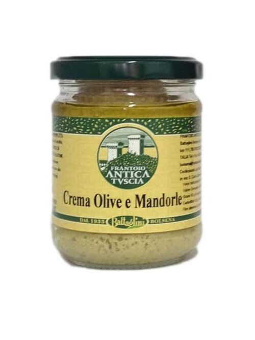 Crema di Olive e Mandorle 180gr.