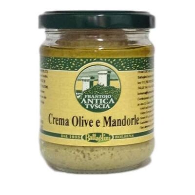 Crema di Olive e Mandorle 180gr.