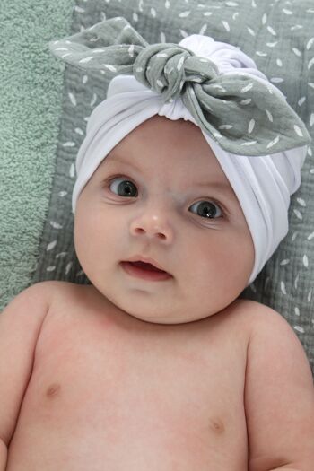 Petite Plume - Bonnet turban 0-4m 2