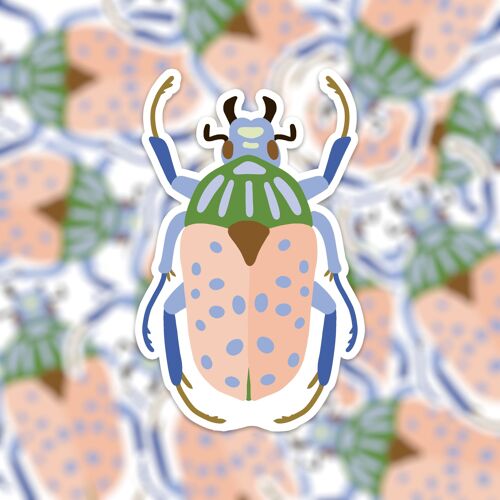 Vinyl sticker beetle/bug