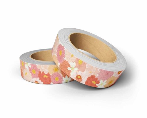 Washitape soft pink cute flowers