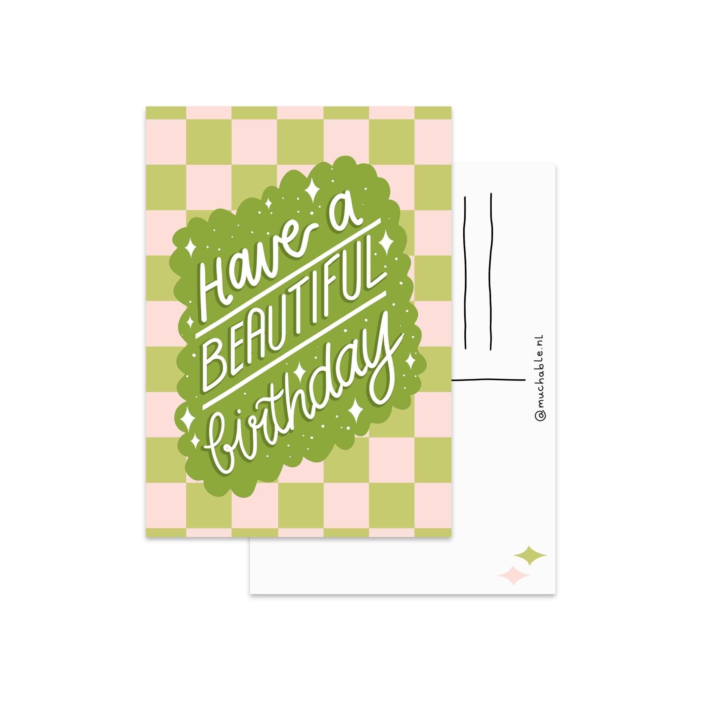 Kaart haben einen schönen Geburtstag