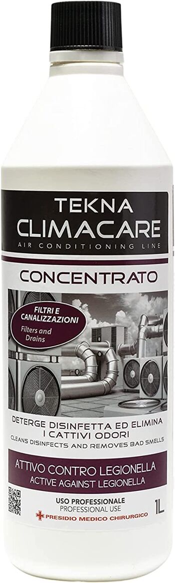 Tekna climacare concentré 1 Lt. idéal pour le nettoyage des filtres 1