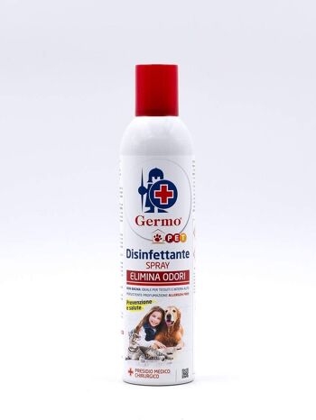 Germo Pet Spray Élimine les Odeurs d'Animaux - 1 Packs de 400 ml