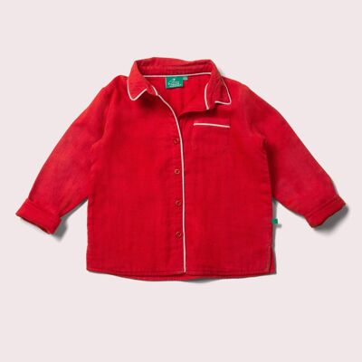 Chemise jour après jour rouge