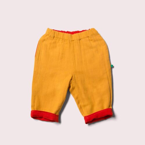Gold Day After Day Reversible Trousers